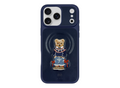 Etui skórzane ZuckBear Aristo do iPhone 17 Pro Max – granatowe