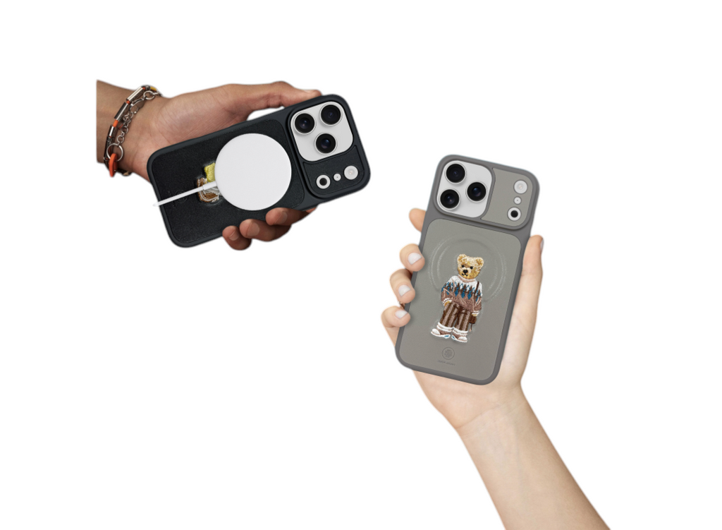 Etui skórzane ZuckBear Aristo do iPhone 17 Pro Max – granatowe