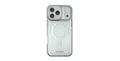 Etui MagSafe do iPhone 17 Pro Max – transparentne, srebrne