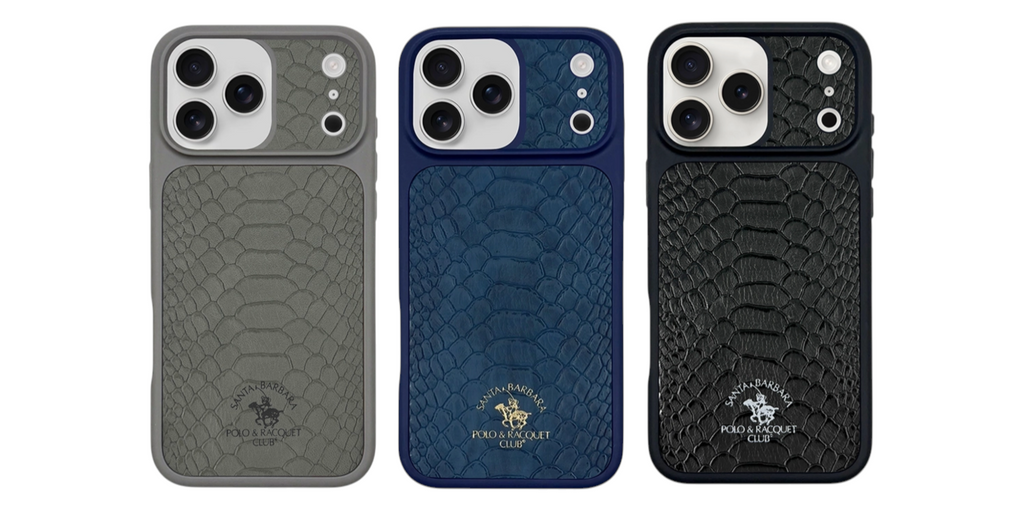 Skórzane Etui do iPhone 17 Pro – Knight, szare