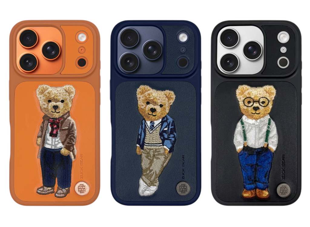 Etui ZuckBear do iPhone 17 Pro Max – London Classic, granatowe