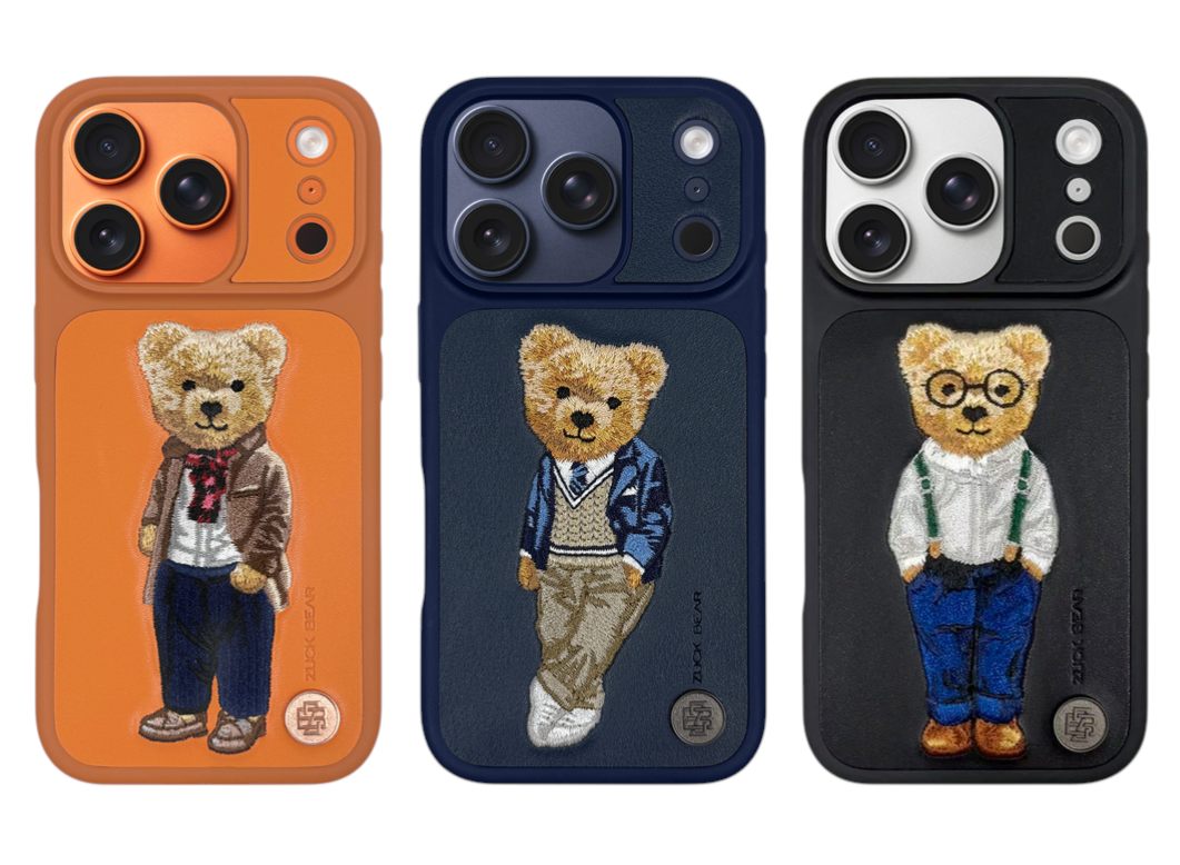 Etui ZuckBear do iPhone 17 Pro Max – London Classic, granatowe