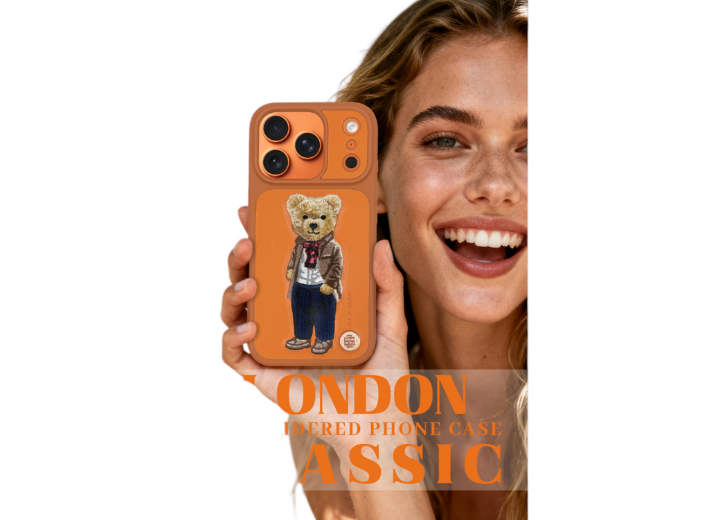Etui ZuckBear do iPhone 17 Pro Max – London Classic, granatowe