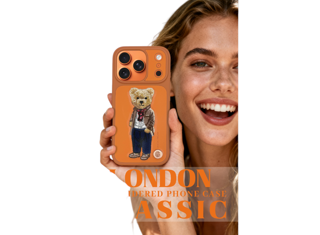 Etui ZuckBear do iPhone 17 Pro Max – London Classic, granatowe