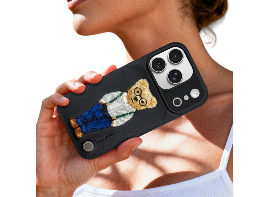 Etui ZuckBear do iPhone 17 Pro Max – London Classic, granatowe