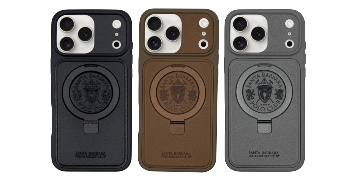 Skórzane Etui MagSafe do iPhone 17 Pro – brązowe, z podstawką