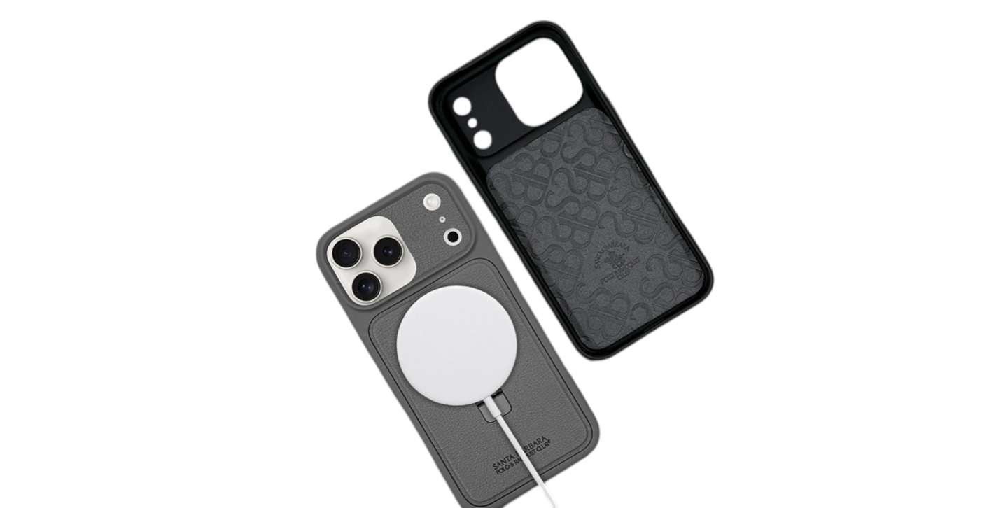 Skórzane Etui MagSafe do iPhone 17 Pro Max – brązowe, z podstawką